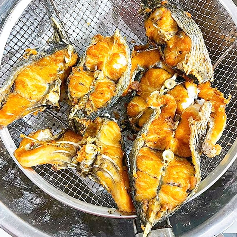 Cá song chiên giòn