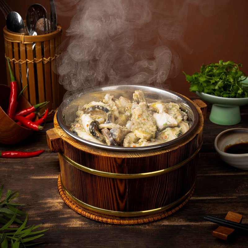 Cá tầm xông hơi