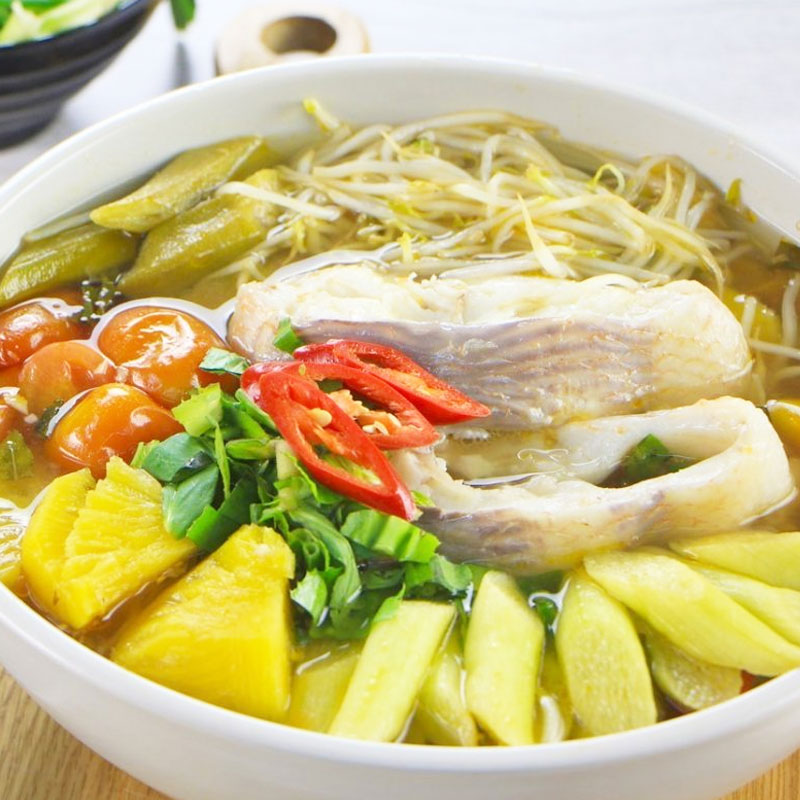 Canh chua cá tầm