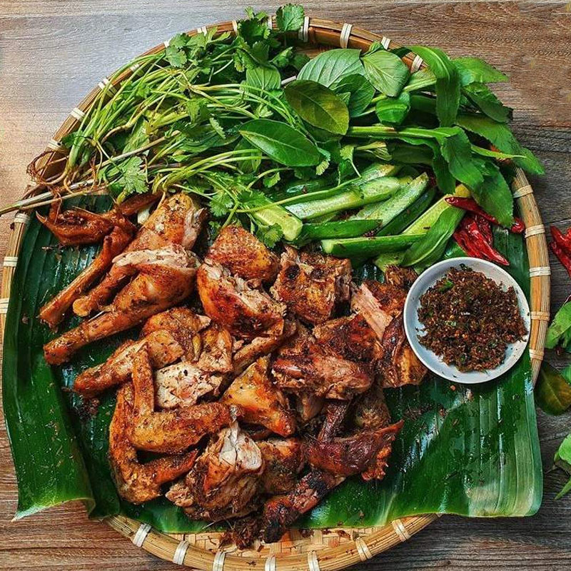 Gà đồi nướng Mộc Rừng