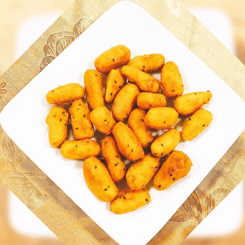 Khoai lang kén chiên