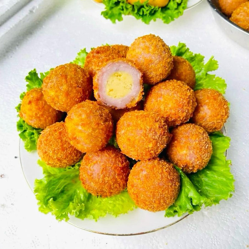 Bánh khoai môn phô mai bỏ lò