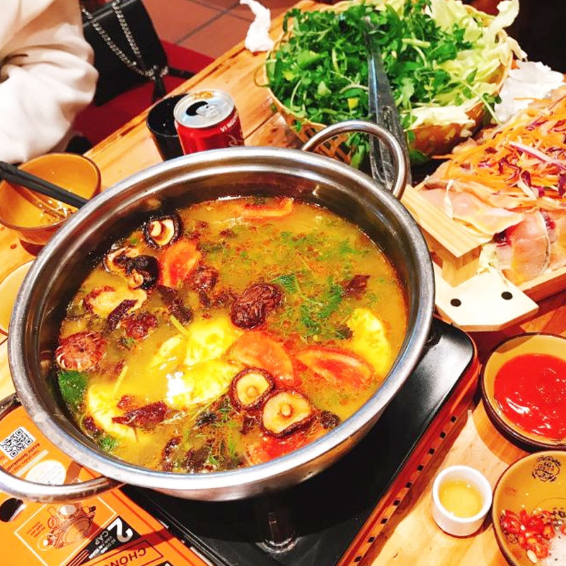 Lẩu cá hồi Sapa