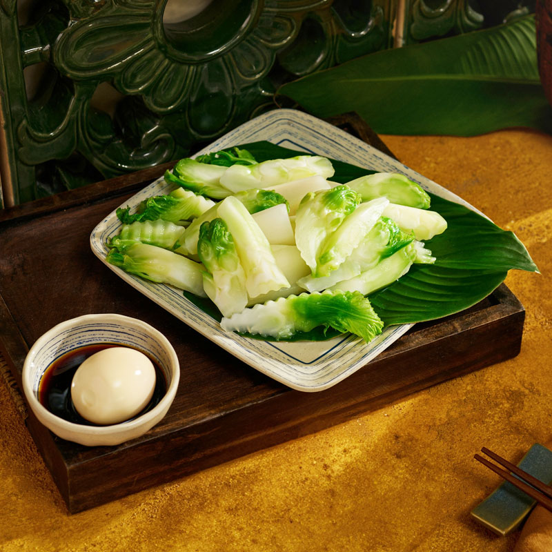 Mầm đá sapa xào/luộc chấm trứng