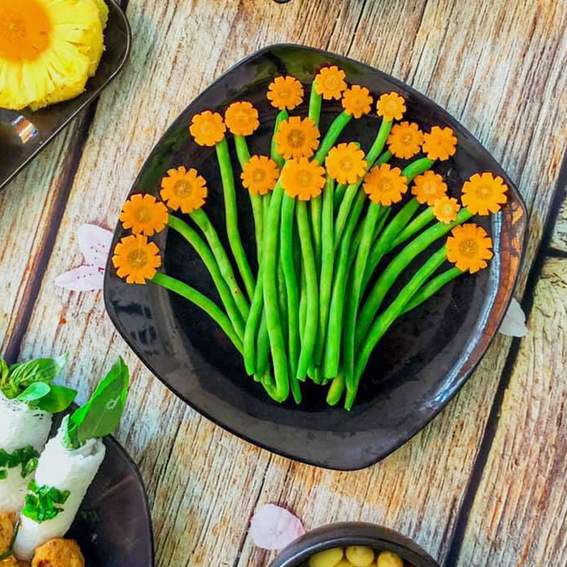 Rau luộc theo mùa