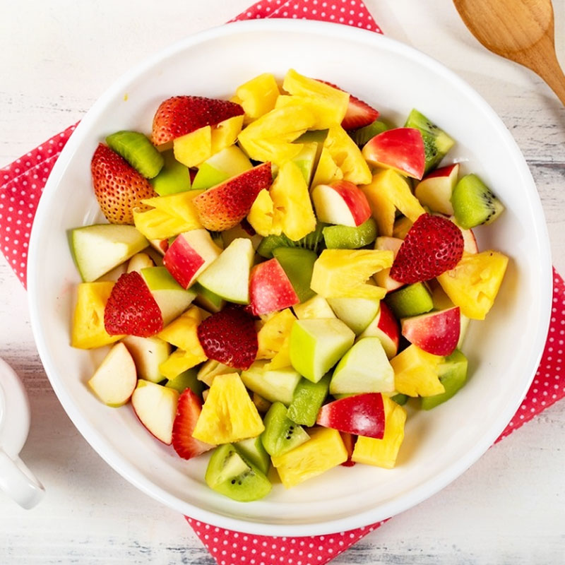 Salad rau truyền thống bản Tày vị nổ xoài/dâu