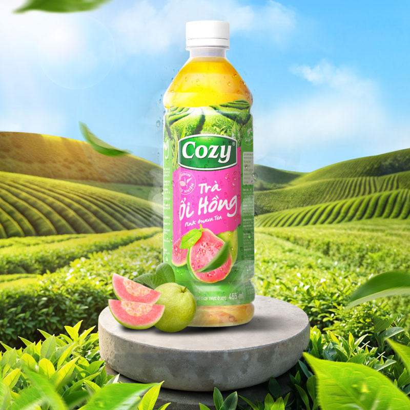 Trà hoa quả chai